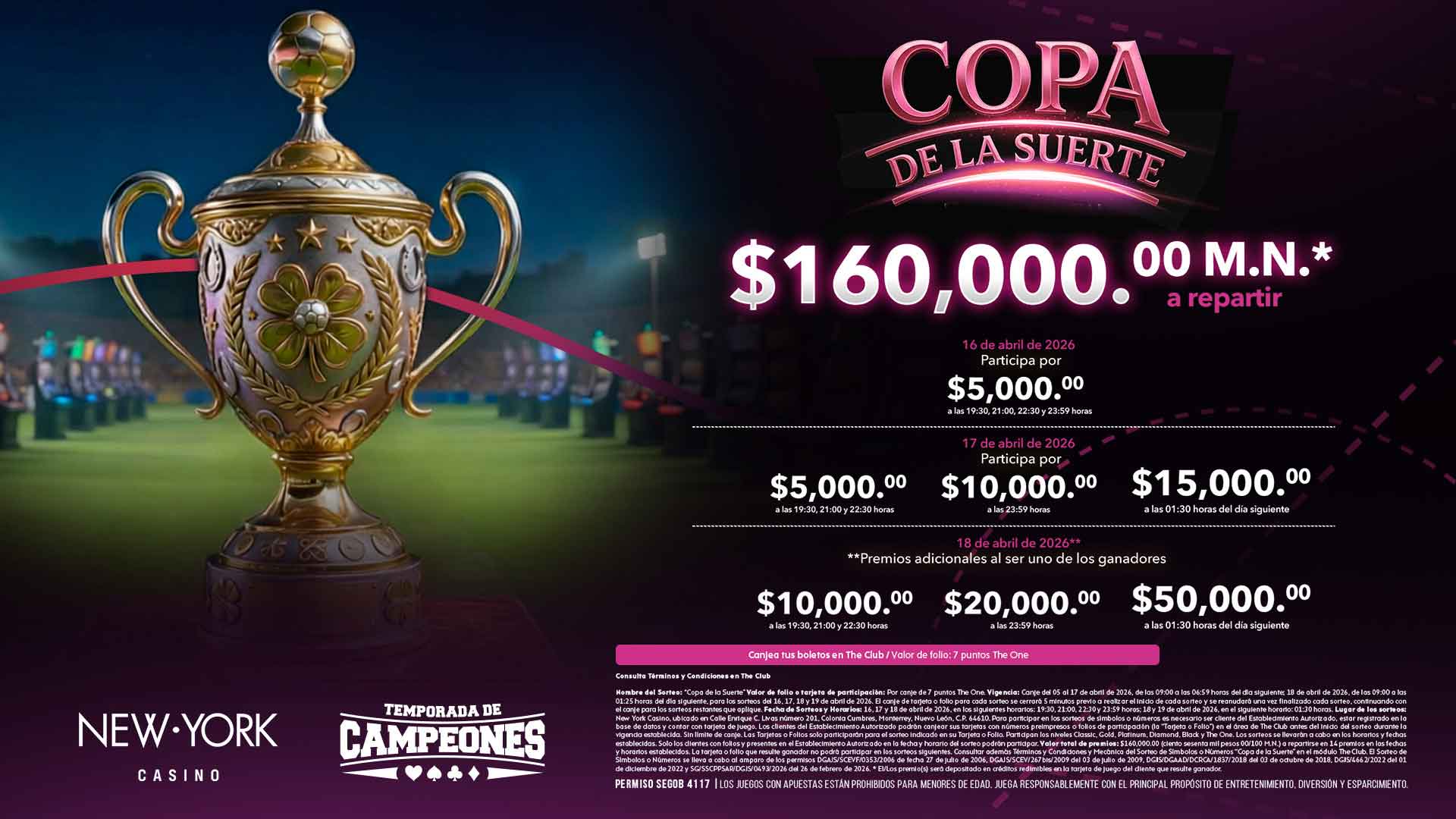 Sorteo Copa de la Suerte