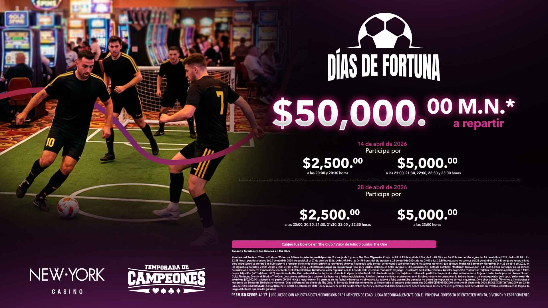 Sorteo Dias de Fortuna